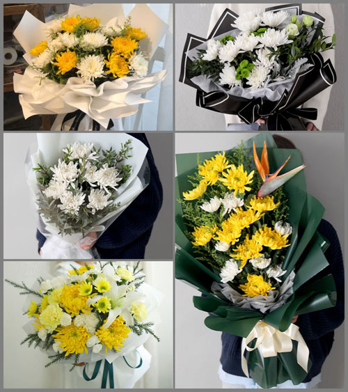 四川成都彭州市丽春镇联合村白事花束代送